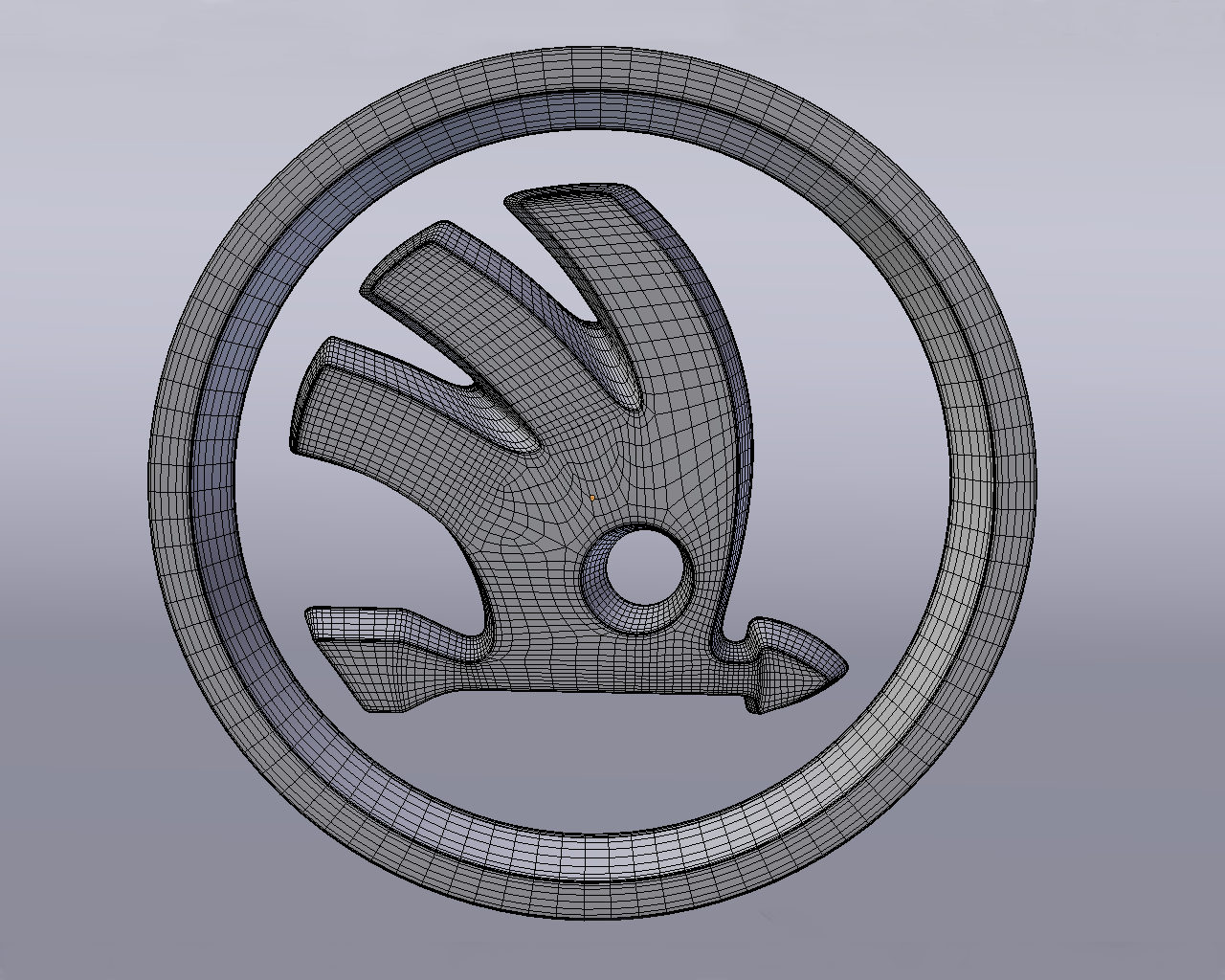 skoda logo Free 3D Model in Parts of auto 3DExport