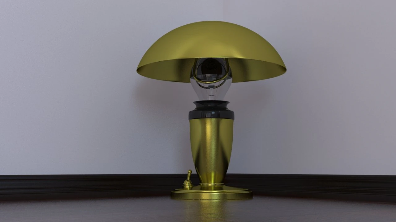 table lamp 001 3D Model .c4d .max .obj .3ds .fbx .stl .blend 