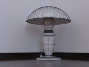 table lamp 001 Model 3D