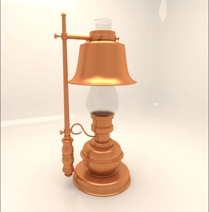 tafellamp 002 3D Model .c4d .max .obj .3ds .fbx .stl .blend 