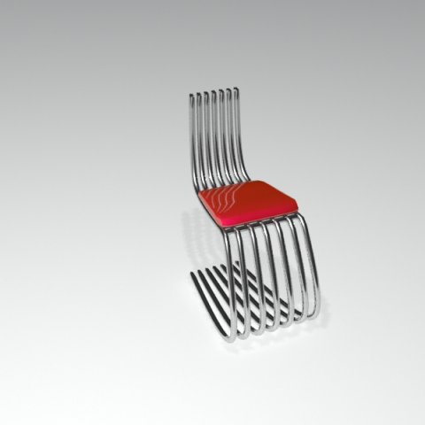 chair wicker 3D Модель .c4d .max .obj .3ds .fbx .stl .blend 