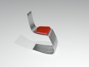 chair wicker 3D Модель