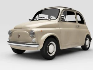 菲亚特 500 最新 60 3D 模型