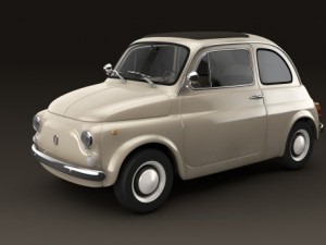 fiat 500 latest 60 3D मॉडल