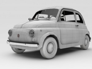 fiat 500 latest 60 3D मॉडल