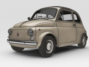 fiat 500 latest 60 3D मॉडल