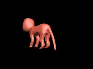 monkey cartoon 3ds max 3D Model