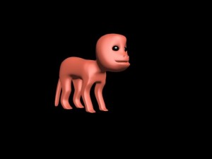 monkey cartoon 3ds max 3D Model