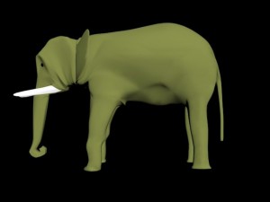elephant  maya 3D Model