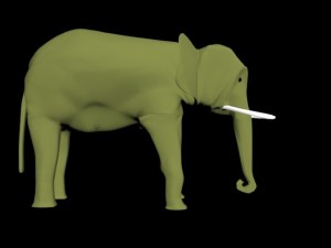 elephant  maya 3D Model