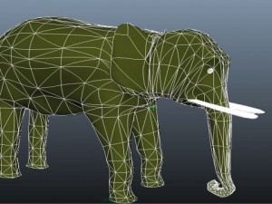 elephant  maya 3D Model