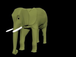 elephant maya and 3dx max fbx files Model 3D