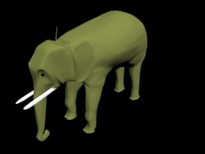 elephant maya and 3dx max fbx files 3D Model