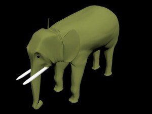 elephant maya and 3dx max fbx files 3D Model