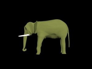 elephant maya and 3dx max fbx files 3D Model