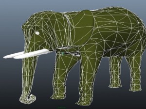 elephant maya and 3dx max fbx files 3D Model