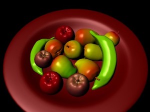 fruits maya  3ds fbxobj files 3D मॉडल