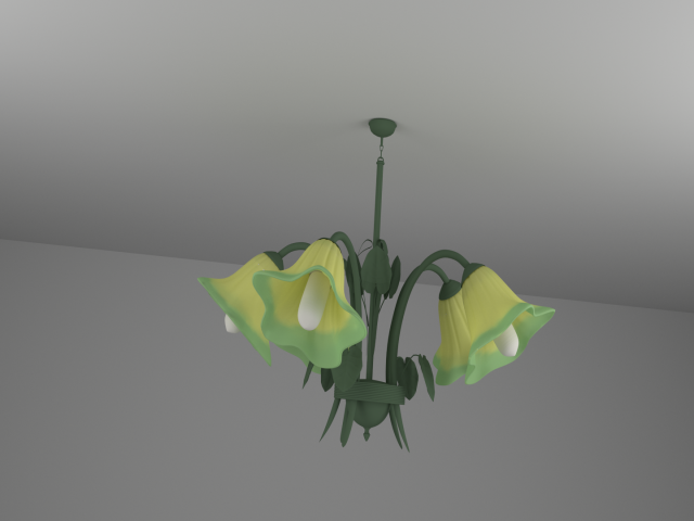 lamp yellow flowers 3Dモデル .c4d .max .obj .3ds .fbx .stl .blend 