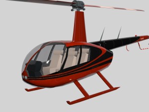 robinson r44 Modello 3D