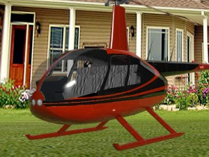 robinson r44 Modello 3D