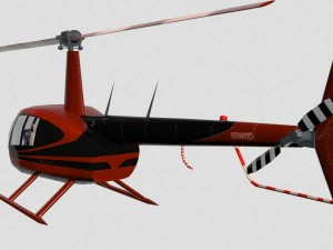 robinson r44 Modello 3D