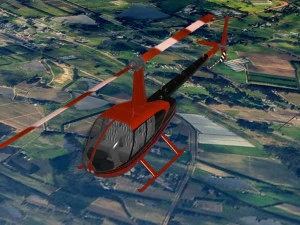 robinson r44 Modello 3D