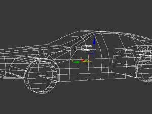 delorean dmc-12 lowpoly Modèle 3D