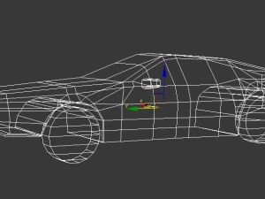 delorean dmc-12 lowpoly Modello 3D