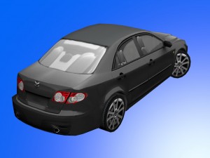 mazda 6 mps lowpoly 3D 모델