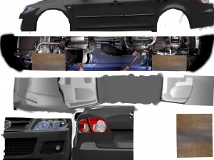 mazda 6 mps lowpoly 3D 모델