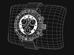 cronometro tissot Modello 3D