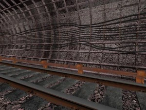 tunnel della metropolitana Modello 3D