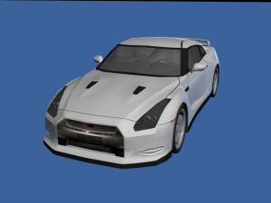 nissan gtr 3D Model
