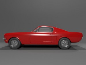 ford mustang 1967 Modèle 3D