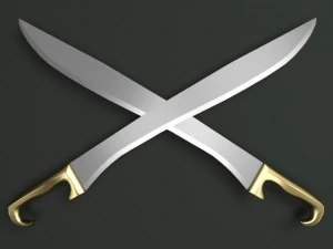 ファルカタの剣 3Dモデル