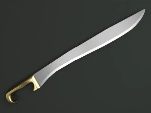 falcata sword 3D Model