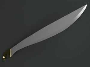 falcata sword 3D Model