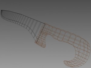falcata sword 3Dモデル