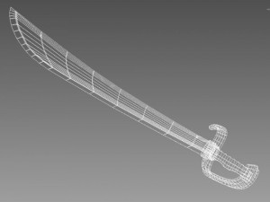cutlass for true pirates Modèle 3D