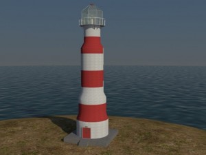 lighthouse 3D 모델