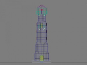 lighthouse 3D 모델