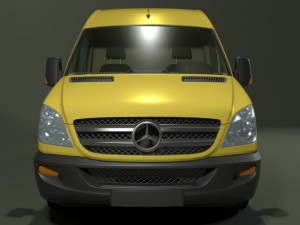 mercedes  sprinter 318 3D मॉडल
