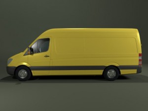 mercedes  sprinter 318 3D मॉडल