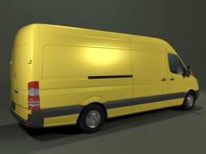 mercedes  sprinter 318 3D मॉडल
