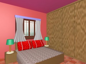 3d bedroom Modelo 3D