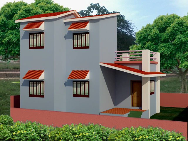 3d home model 3D Model .c4d .max .obj .3ds .fbx .stl .blend 