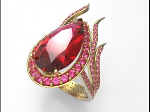 fire ring Model 3D