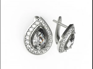 orecchino pino 001 Modello 3D