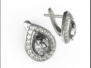 earring pine 001 Model 3D