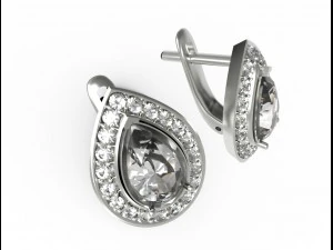 earring pine 001 3D Model